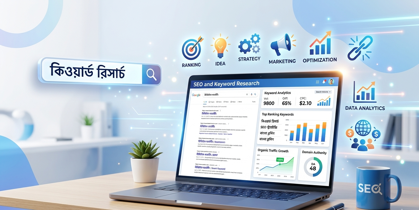 কিওয়ার্ড রিসার্চ কি? ৪ প্রকার ও সম্পূর্ণ SEO গাইড ২০২৬